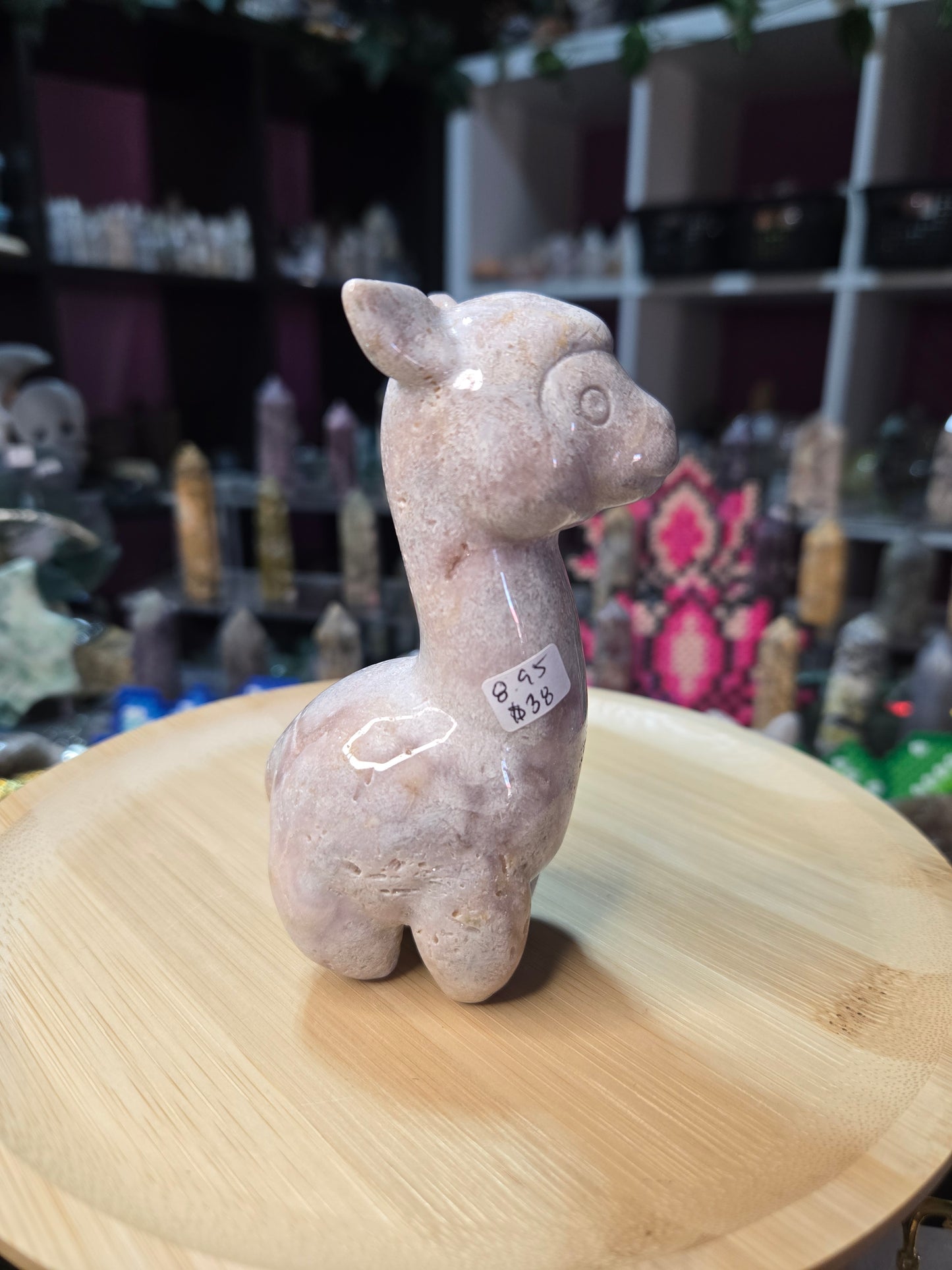Pink Amethyst Alpaca