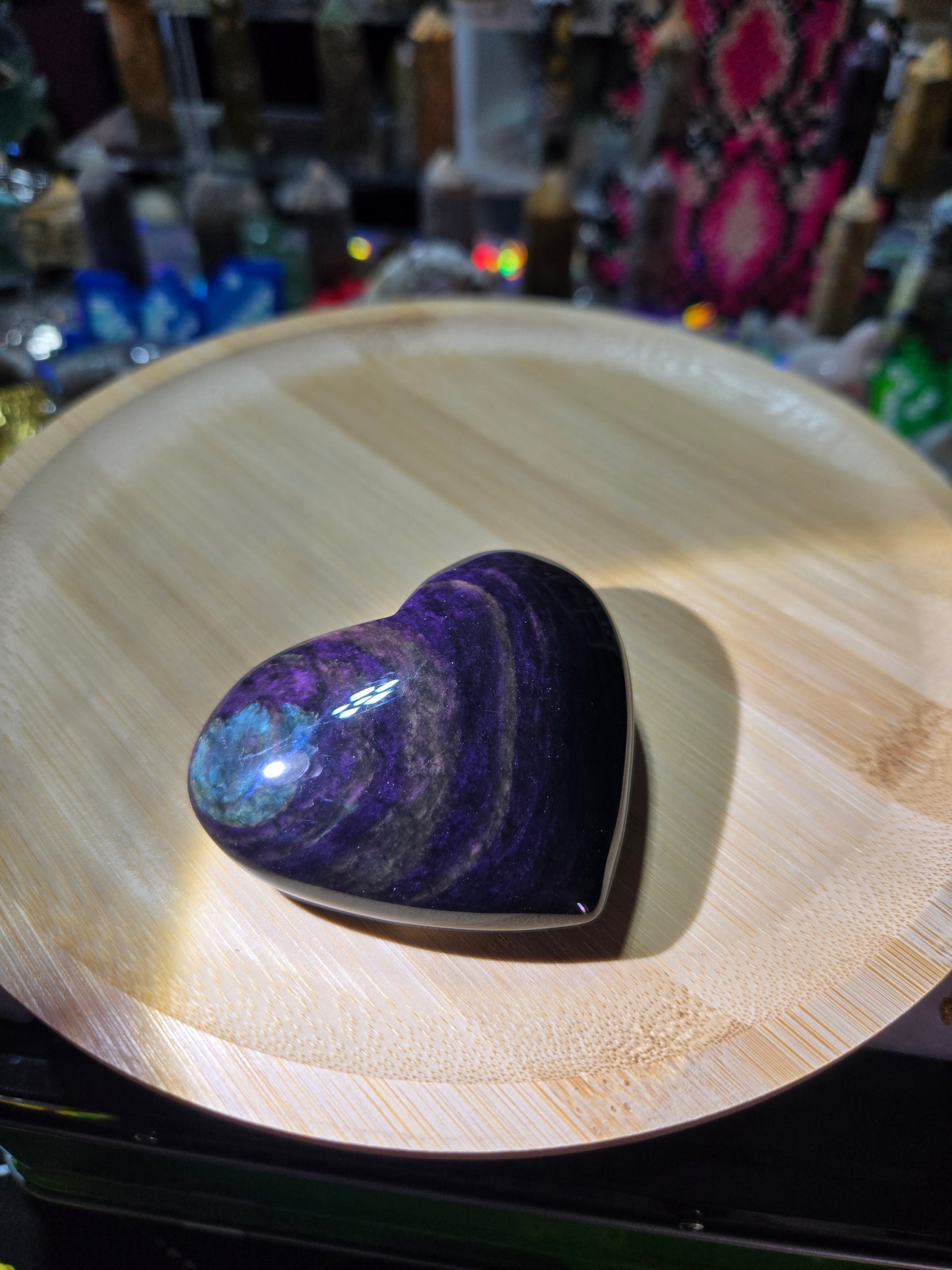 Oil Slick Rainbow Obsidian