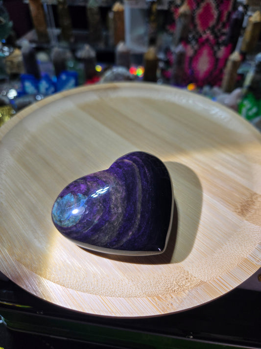 Oil Slick Rainbow Obsidian