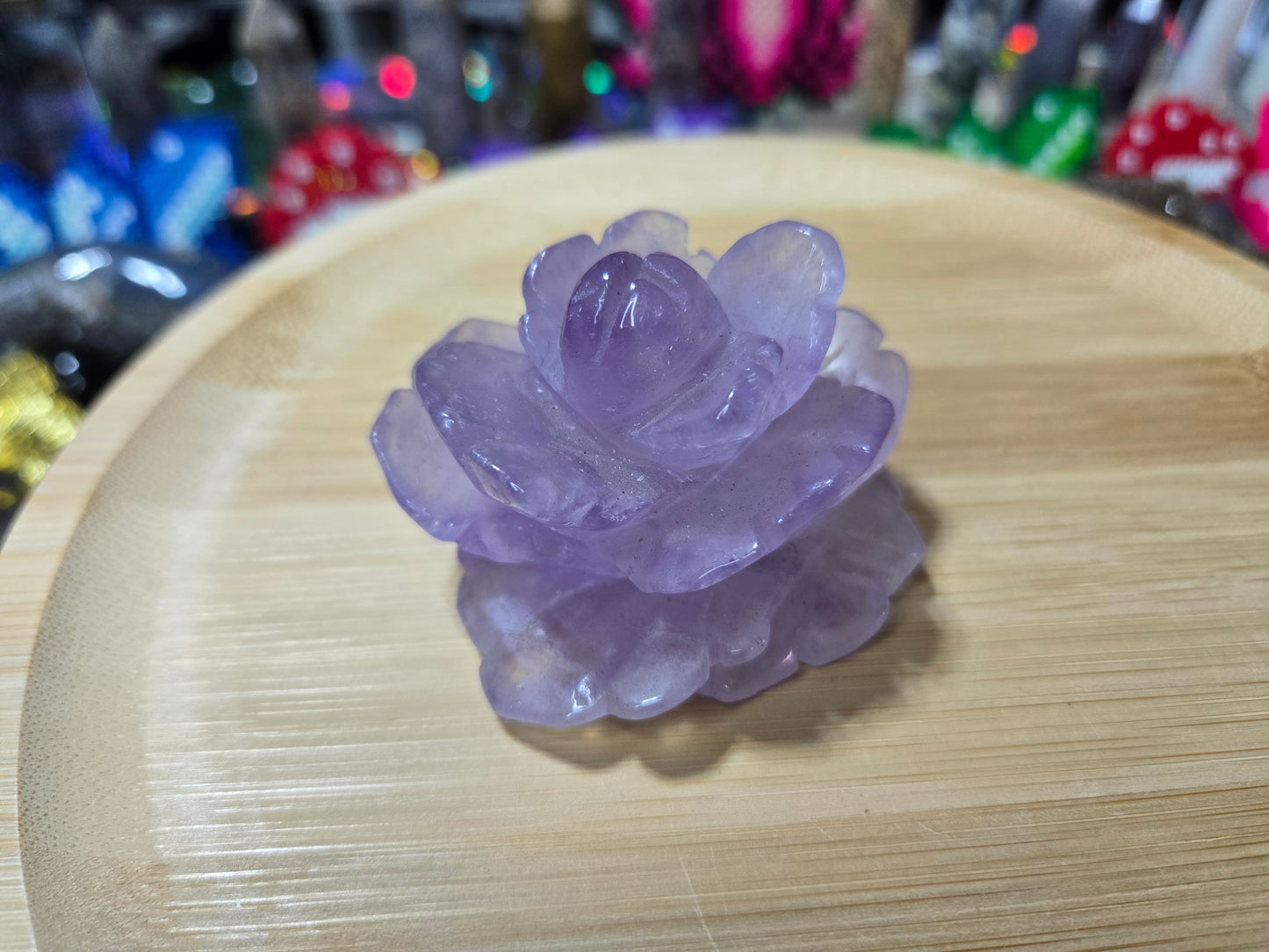 Lavender Quartz Flower