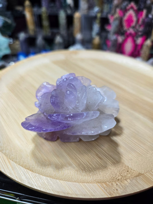Lavender Quartz Flower
