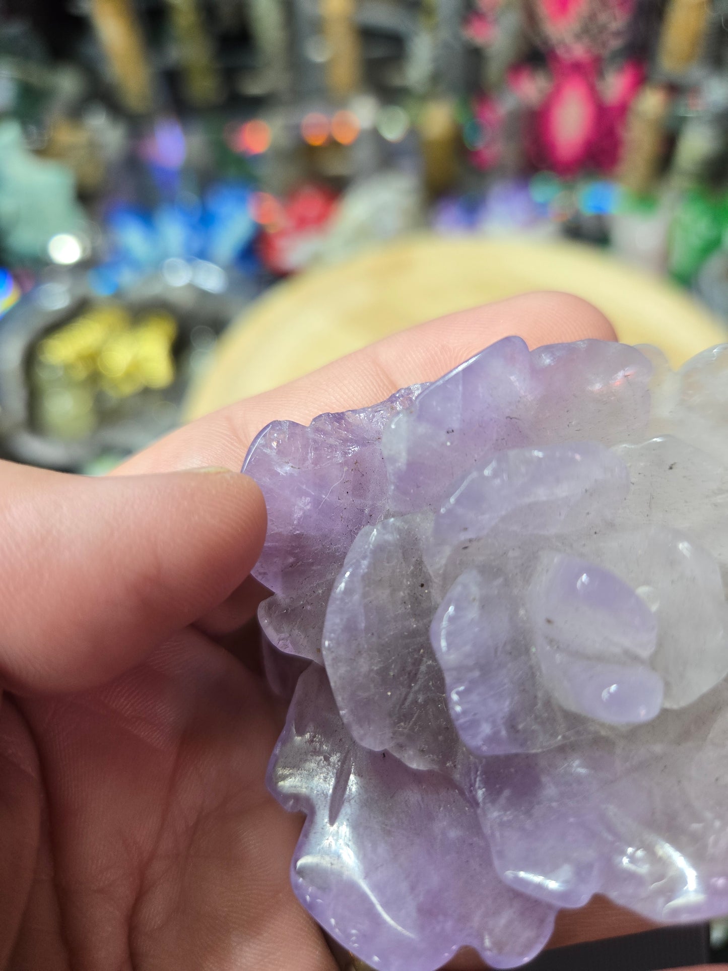 Lavender Quartz Flower
