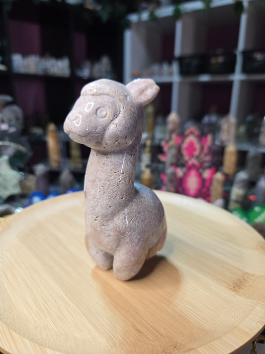 Pink Amethyst Alpaca