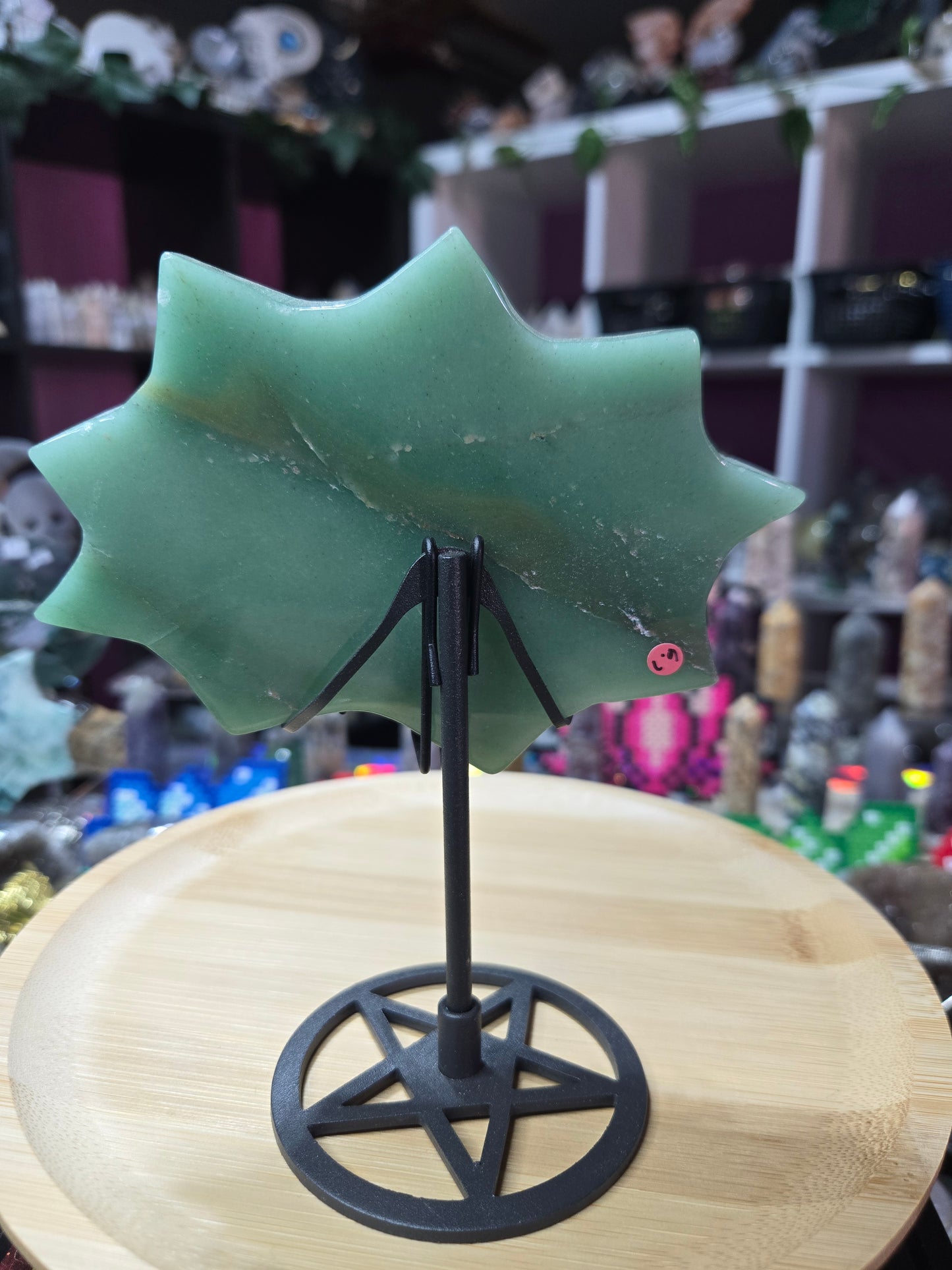 Green Aventurine Spider Web