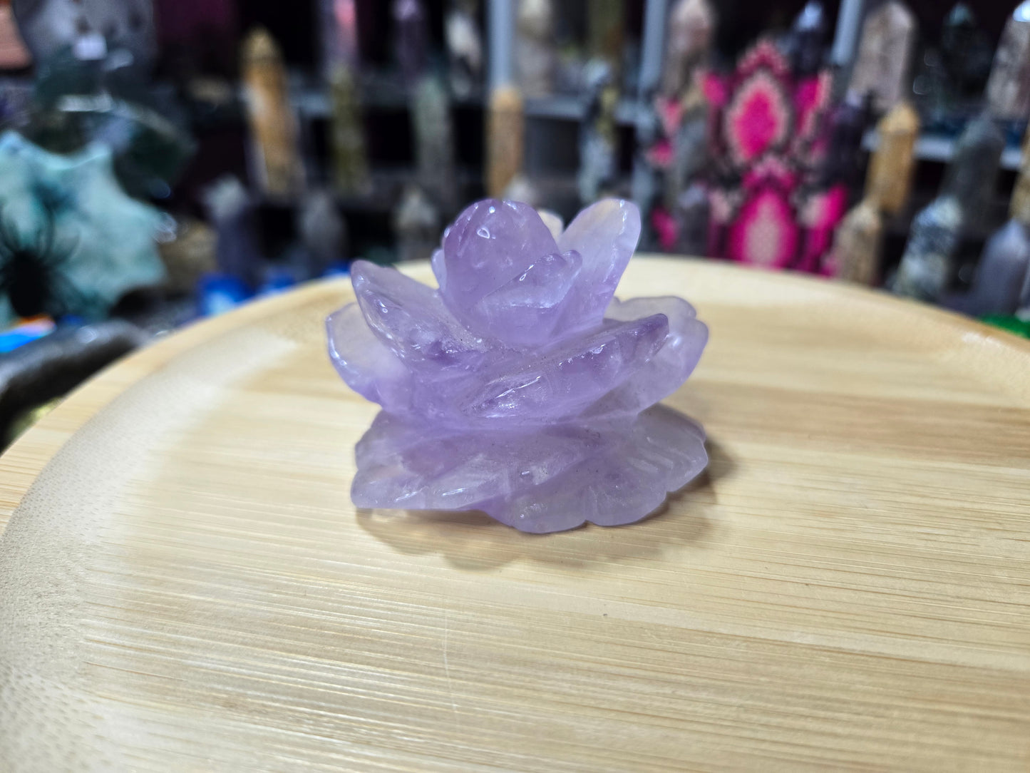 Lavender Quartz Flower