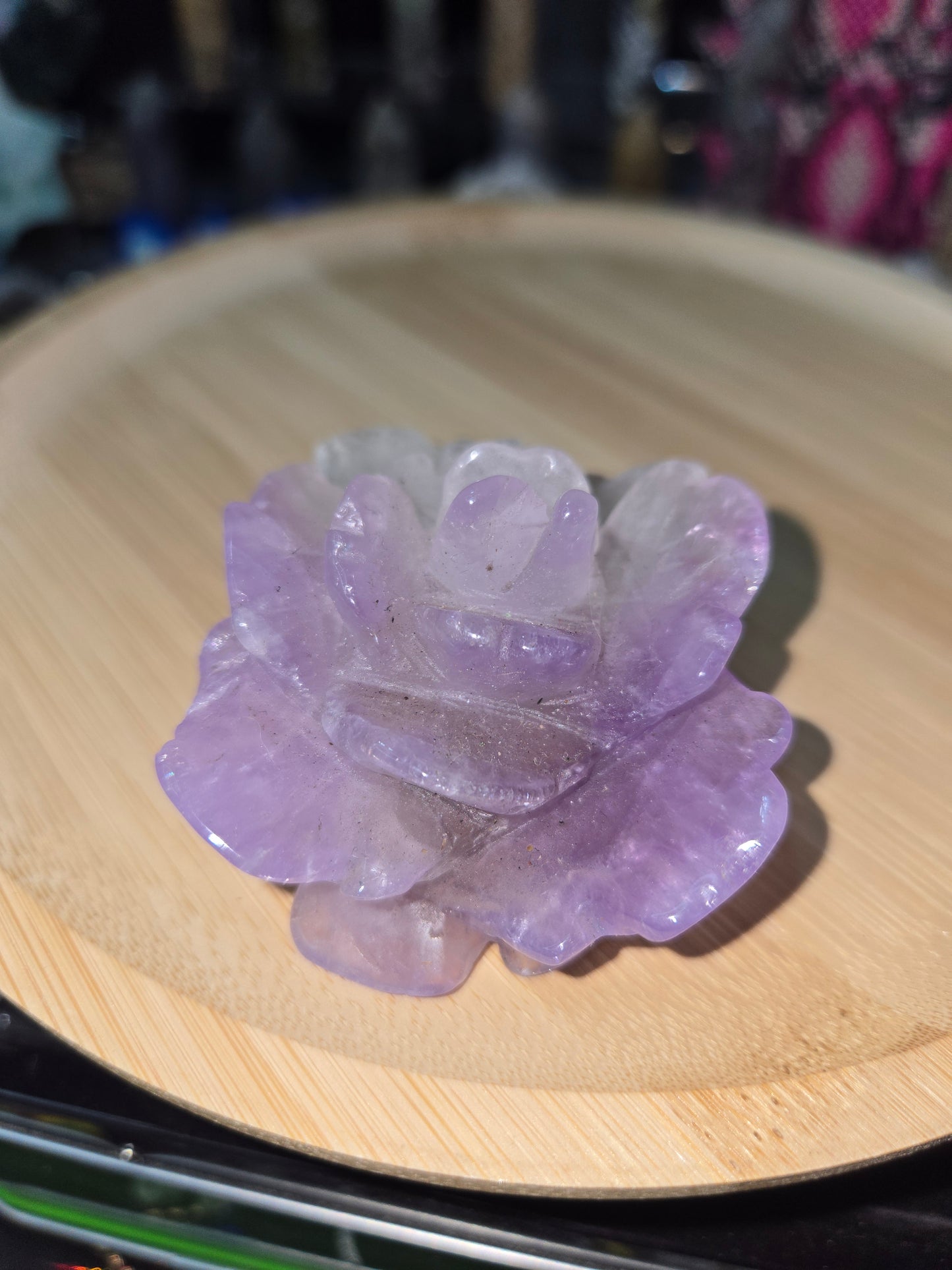 Lavender Quartz Flower