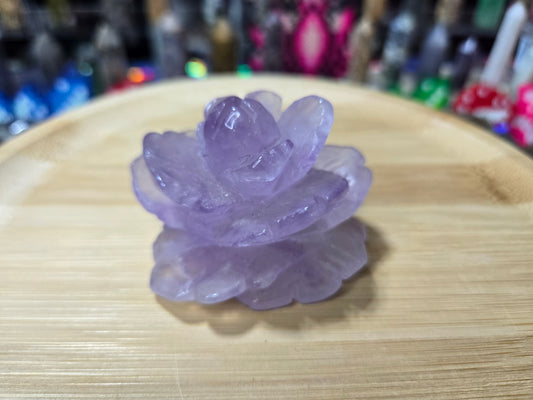 Lavender Quartz Flower